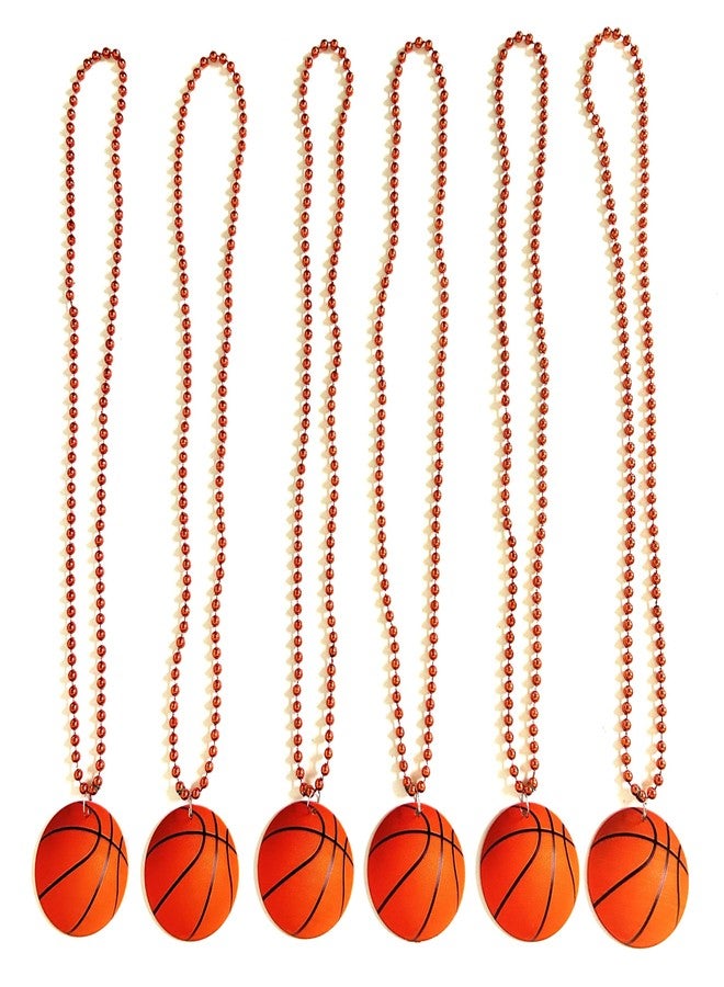 GZYSSL 12 Pcs Sport Theme Party Beads Necklaces Basketball Pendants Beads Necklaces Sport Team Decorations Accessories Party Supplies… - Image 3